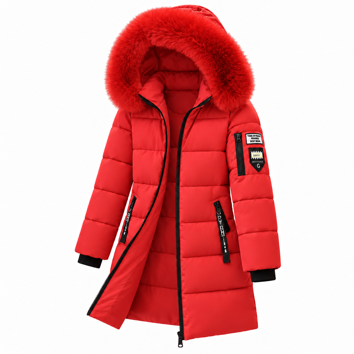 Women's hooded down coat 7