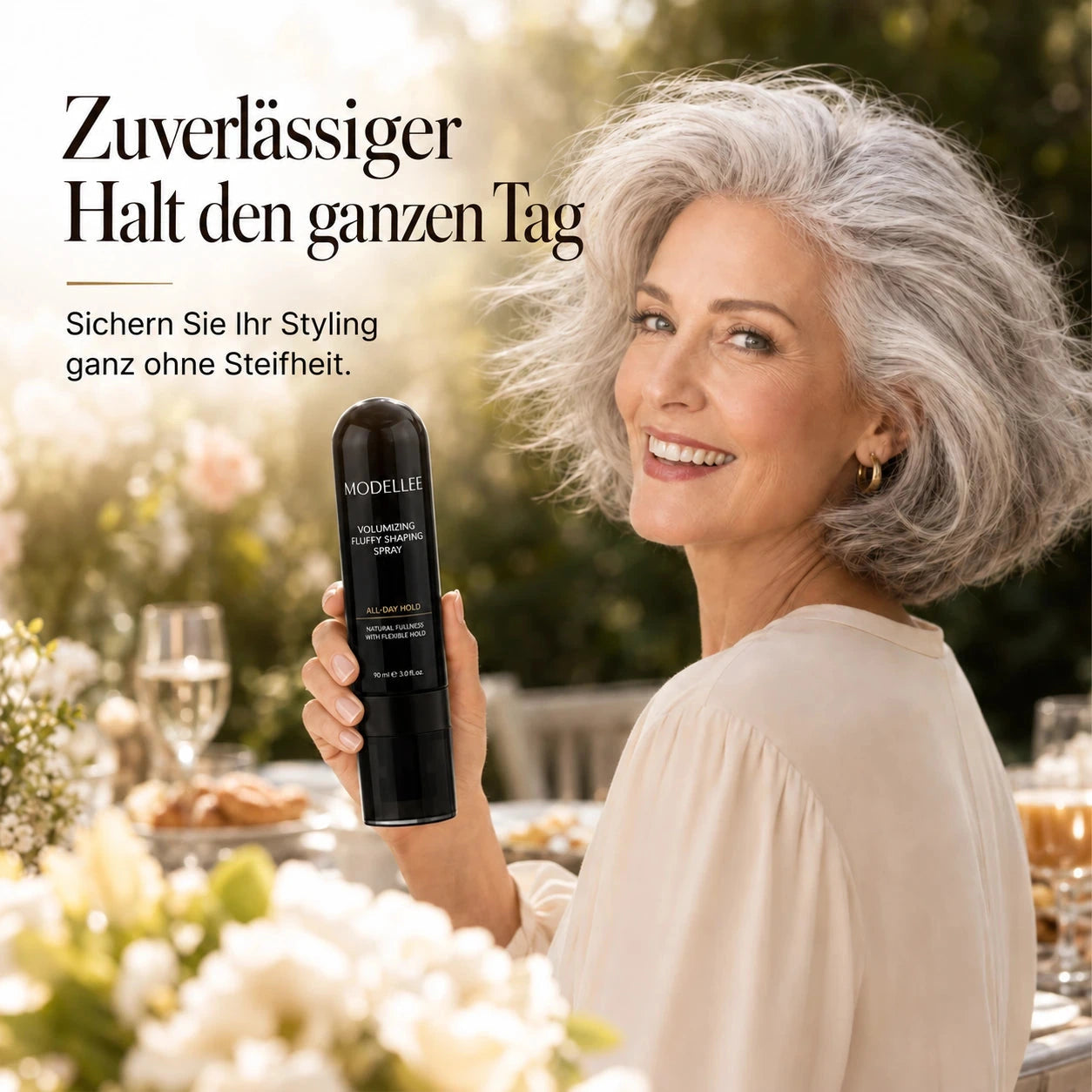 Volumen und flexibler Halt für feines Haar
